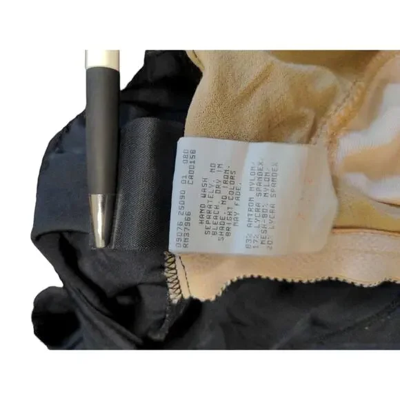 VINTAGE Jantzen Black Mesh High Neck One-Piece Swimsuit H - Picture 7 of 11